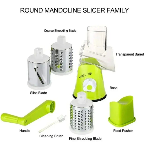 3-in-1 Vegetable Cutter & Slicer – Quick & Easy Meal Prep!